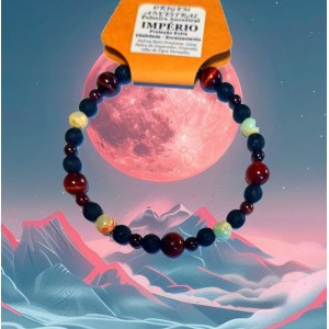PULSEIRA ANCESTRAL - IMPÉRIO (C/ PEDRAS SEMI-PRECIOSAS)